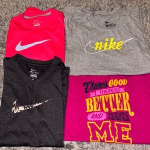 Girls Nike Large T-shirt Bundle.